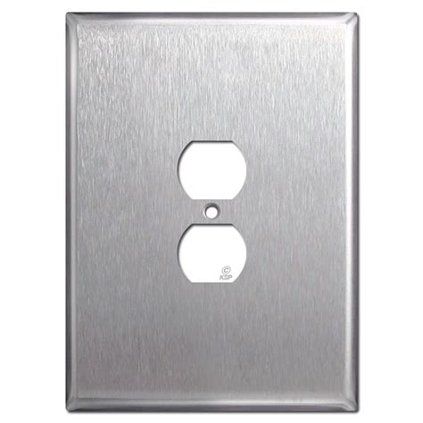 outdoor stainless steel outlet box and cover|stainless steel outlet plates kitchen.